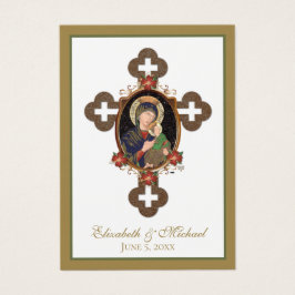 Bizantino Ortodoxo do Leste Casamento Cartões Sagr
