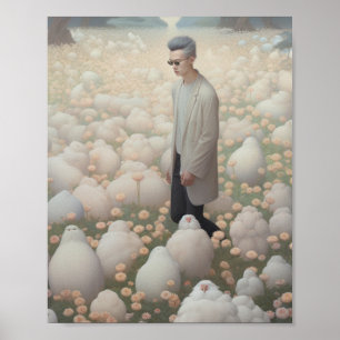 Bizarre Chickens Poster