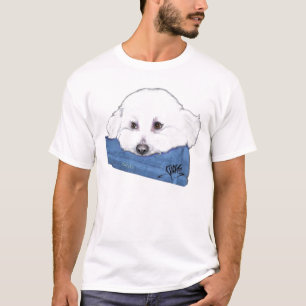 Bizou no t-shirt do Repose