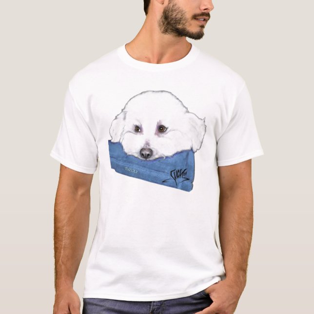 Bizou no t-shirt do Repose (Frente)