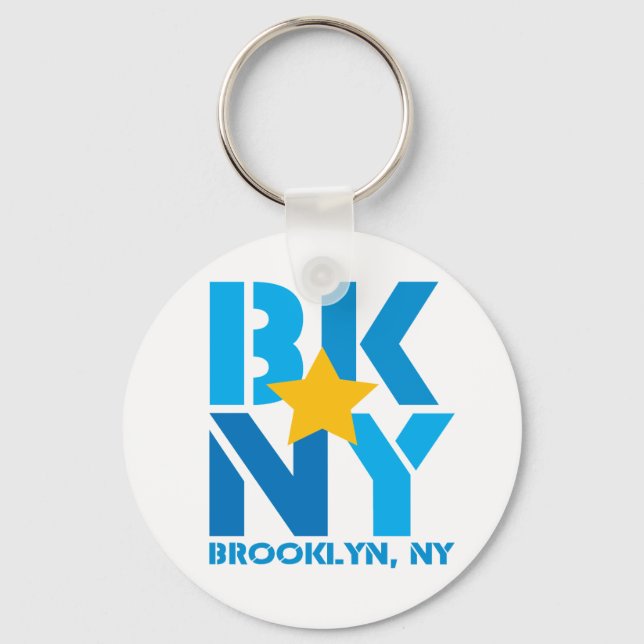 BK Brooklyn Blue Chaveiro (Frente)