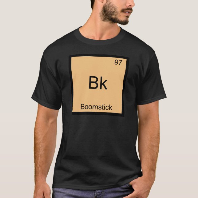 Bk - Camiseta do Símbolo do Elemento Químico Engra (Frente)
