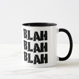 Blá - caneca de café blá