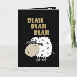 Blá engraçado - cartão blá do feliz aniversari