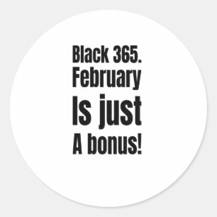 Black 365 - Fevereiro É Apenas Um Bônus! Adesivo