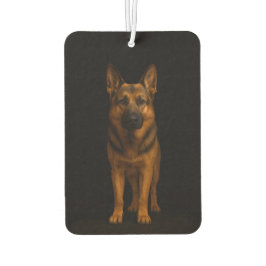 Black 4 Luxe Car Air Fresheners, German Shepherd