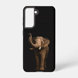 Black 4 Luxe Galaxy S21 Case, Mighty Elephant