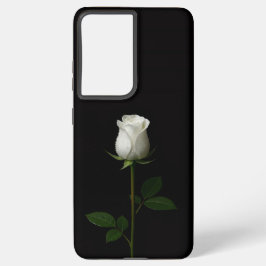 Black 4 Luxe Galaxy S21 Plus, Pure White Rose