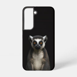 Black 4 Luxe Galaxy S22 Case, Gentle Lemur
