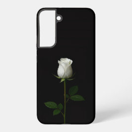 Black 4 Luxe Galaxy S22 Plus, Pure White Rose