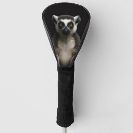 Black 4 Luxe Golf Driver Cover, Gentle Lemur