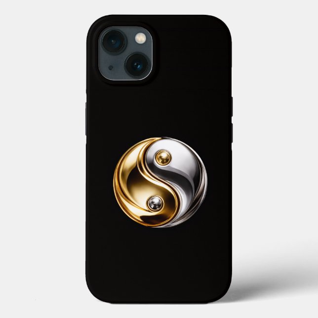 Black 4 Luxe iPhone 13, Harmony Yin Yang (Verso)