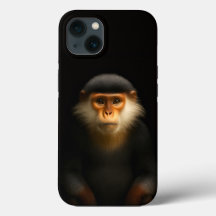Black 4 Luxe iPhone 13, Langur Douc Vermelho
