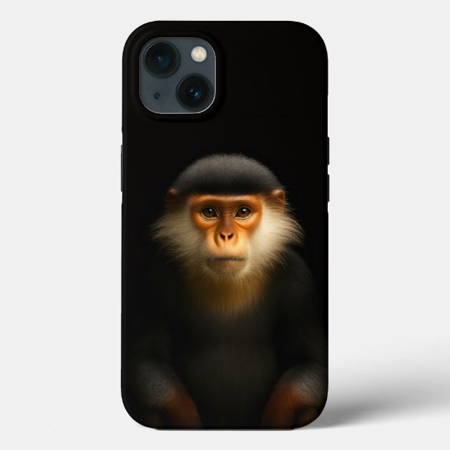 Black 4 Luxe iPhone 13, Langur Douc Vermelho (Verso)