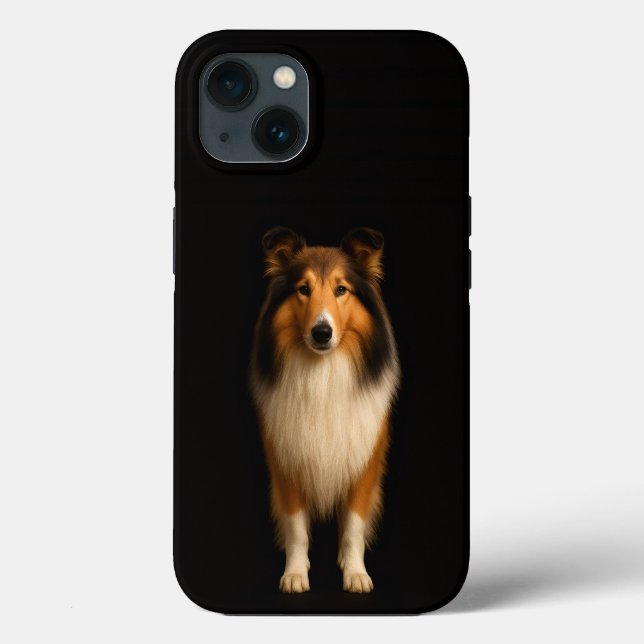 Black 4 Luxe iPhone 13, Loyal Collie (Verso)