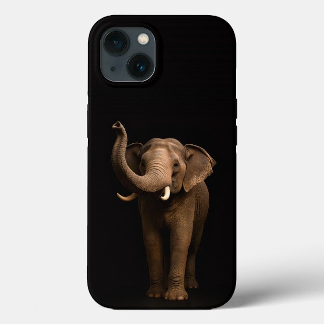Black 4 Luxe iPhone 13, Mighty Elephant (Verso)