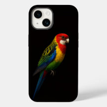 Black 4 Luxe iPhone 14 Case-Mate, Eastern Rosella