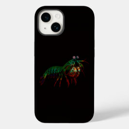 Black 4 Luxe iPhone 14 Mate, Camarão Mantis