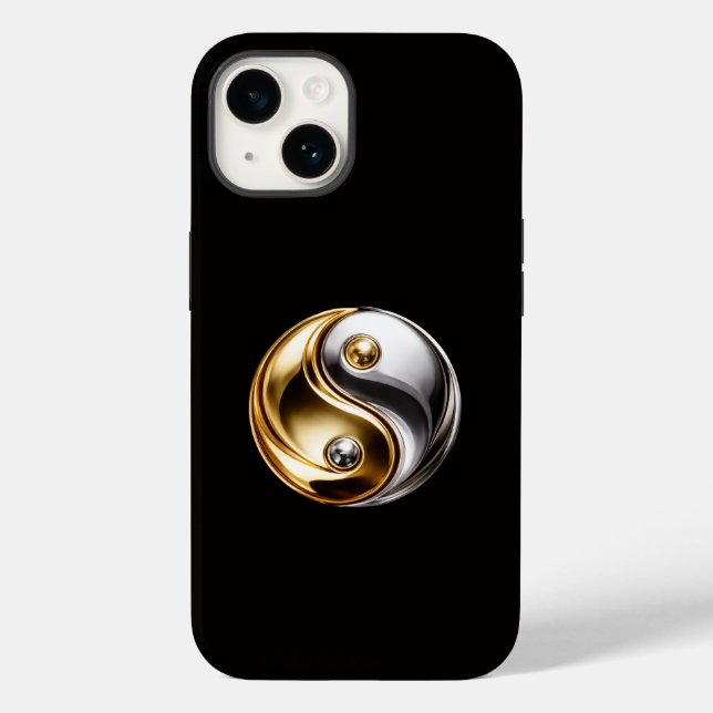 Black 4 Luxe iPhone 14 Mate, Harmony Yin Yang (Verso)