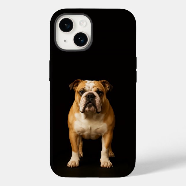 Black 4 Luxe iPhone 14 Mate, Stamina Bulldog (Verso)