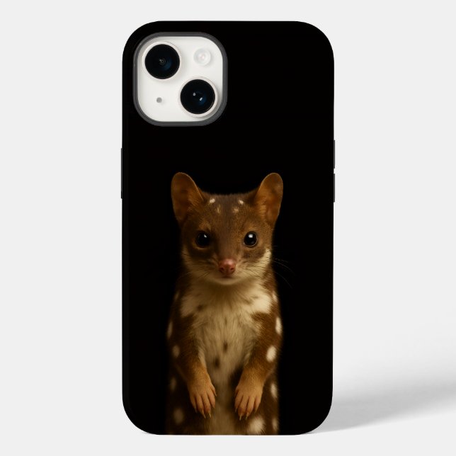 Black 4 Luxe iPhone 14 Mate, Sweet Quoll (Verso)