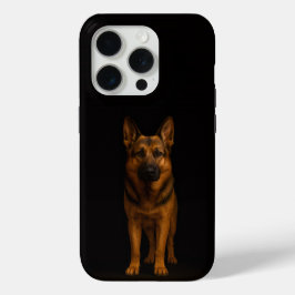 Black 4 Luxe iPhone 15 Pro Mate, German Shepherd