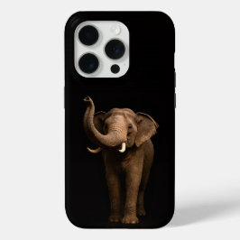 Black 4 Luxe iPhone 15 Pro Mate, Mighty Elephant