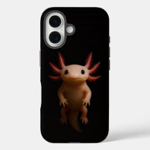 Black 4 Luxe iPhone 16 Case-Mate, Axolotl