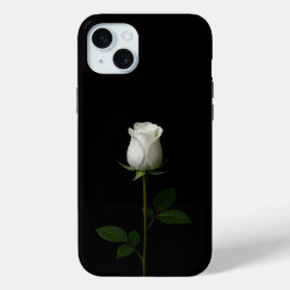 Black 4 Luxe, Pure White Rose iPhone 15 Plus