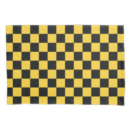 Black and gold checkerboard pattern