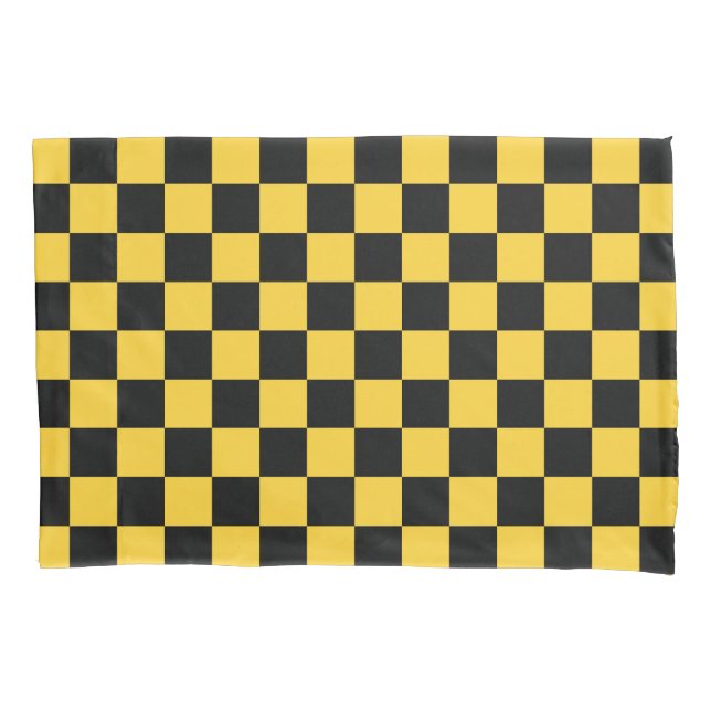 Black and gold checkerboard pattern (Frente-Esquerda)