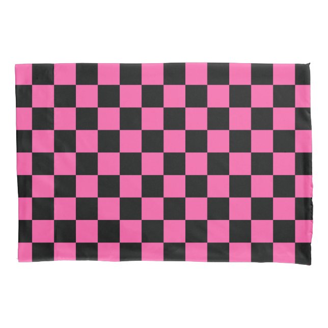 Black and pink checkerboard pattern (Frente-Esquerda)