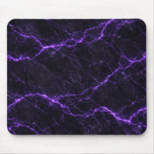 Black and Purple Marble Mouse Pad