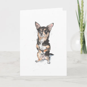 Black and Tan Chihuahua, Cartão de Aniversário de 