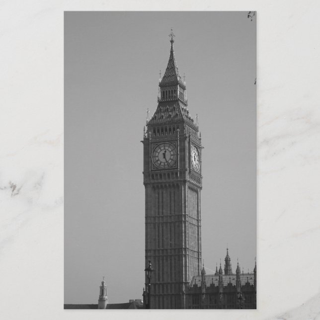 Black and White Big Ben (Frente)