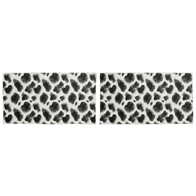 Black and White Cow Print Pattern (Frente - conjunto)