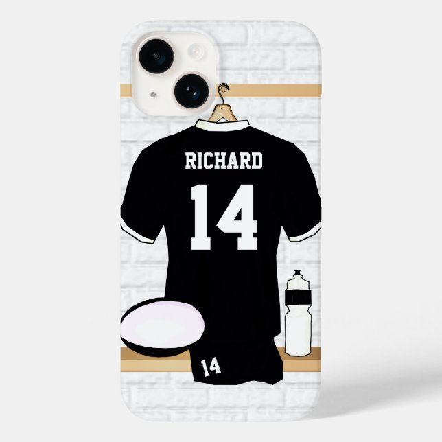 Black and White da Jersey Personalizada (Verso)