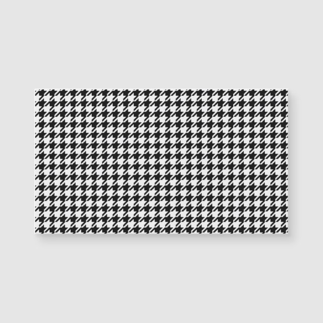 Black and White Houndstooth by Shirley Taylor (Frente)