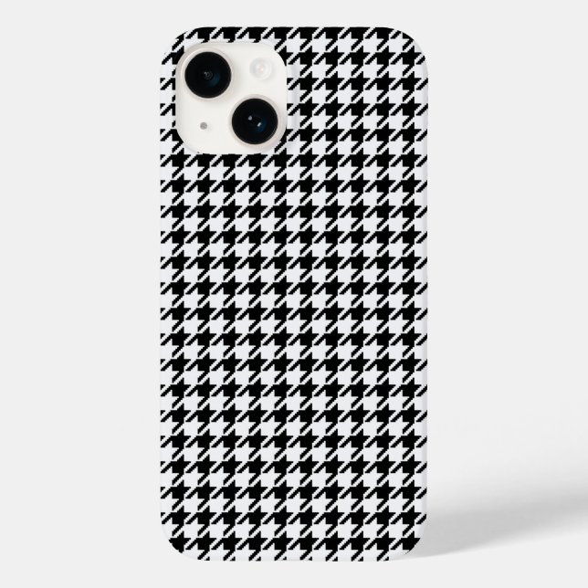 Black and White Houndstooth by Shirley Taylor (Verso)
