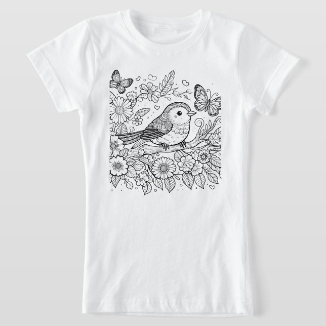 Black and White Nature T-Shirt (Criador carregado)