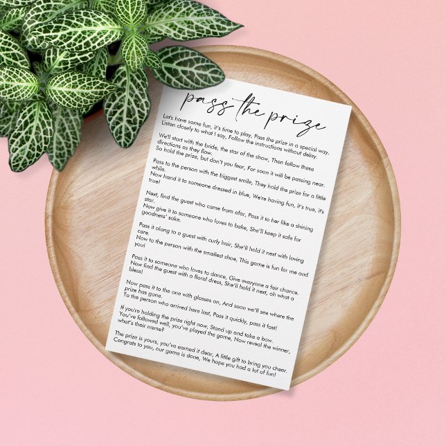 Black and White Pass, Prêmio de Chá de panela (Criador carregado)