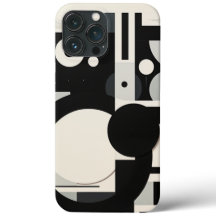 Black and White Retro Iphone case
