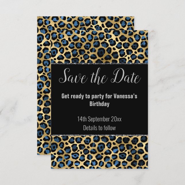 BLACK BLUE LEOPARD SALVE A DATA RSVP (Frente/Verso)