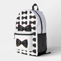 Black Bowtie Kids School Viagem Book