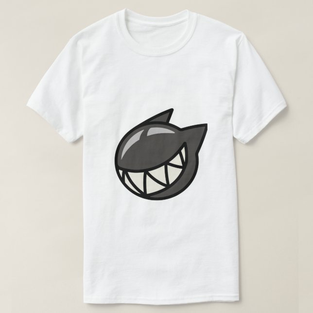 Black Bubble Gum Cat T-Shirt (Frente do Design)
