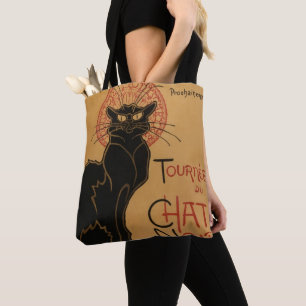 Black Cat Art Nouveau - Tote Bag