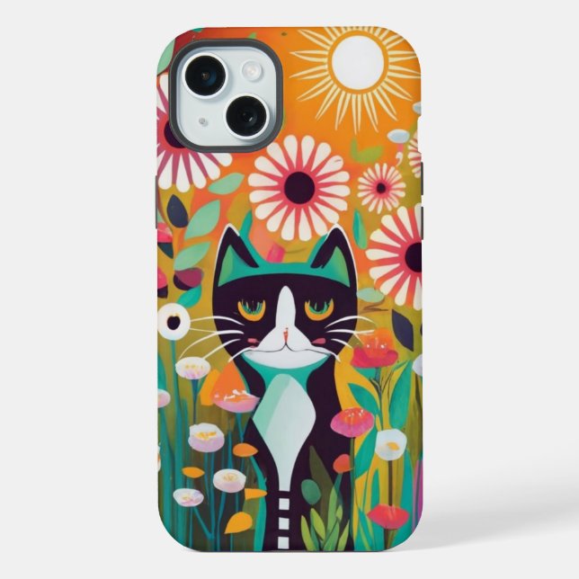 Black Cat in The Garden (Verso)