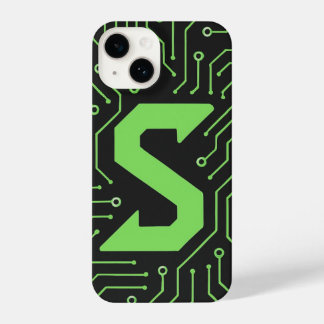 “Black Cover with Neon Green Lines Trendy