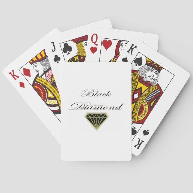 Black Diamond - Cartas de baralho (Verso)