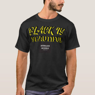 BLACK É BONITA T-Shirt Básico Escuro Básico